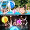LED Beach Balls, 4 Pack 16 Inch Light up Beach Balls with Remote Control, Balloon Pump, 16 Colors Lights and 4 Light Modes Pool Toy for Pool Garden Decorations (2Pink+2Blue)